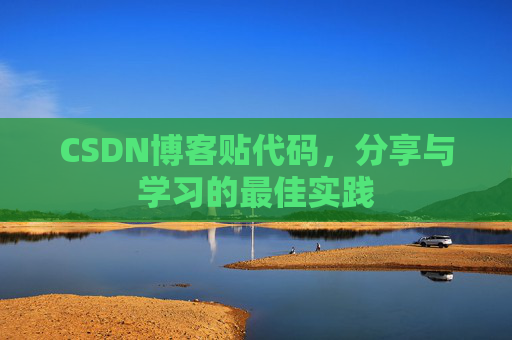 CSDN博客贴代码，分享与学习的最佳实践