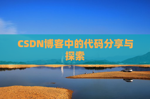 CSDN博客中的代码分享与探索